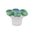 Flower Child: Pastel Green Cabinet Hardware Knob, 1- 9/16 In Dia
