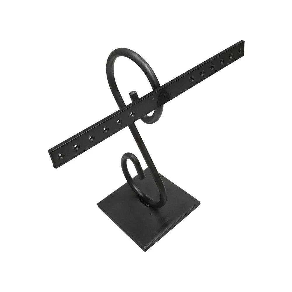 7 Inch High Raw Steel 6 Pairs Earring Jewelry Display