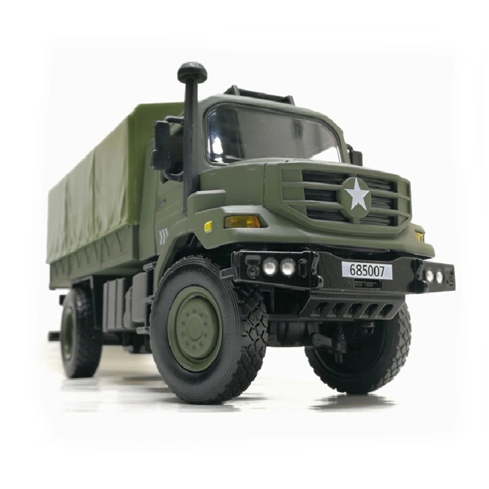 23cm Wwii Zetros Truck Modesl 1:36 Alloy Military Transport Truck Car