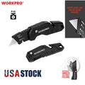 Workpro Folding Utility Knife Quick Change Blade Nylon Handle W/