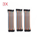 10cm Breadboard Jumper Wires Male To Female Ribbon Cables Lead Kit