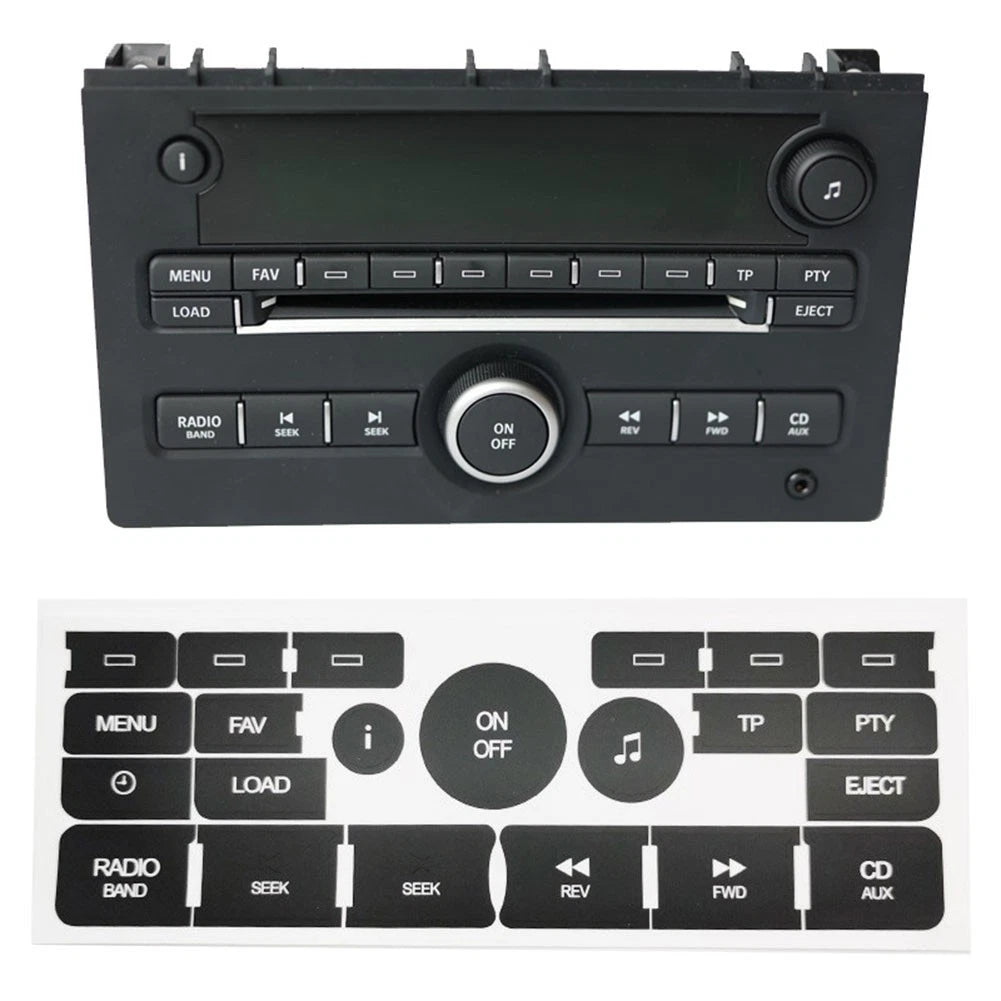 For Saab 9 3 95 2007 09 Push Button Repair Decals Stickers For Radios