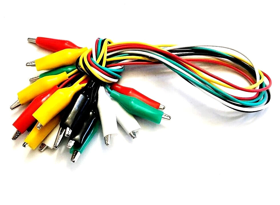 Enkay Wire Test Leads 19-1/2" Alligator Clip Jumper Circuit Tester