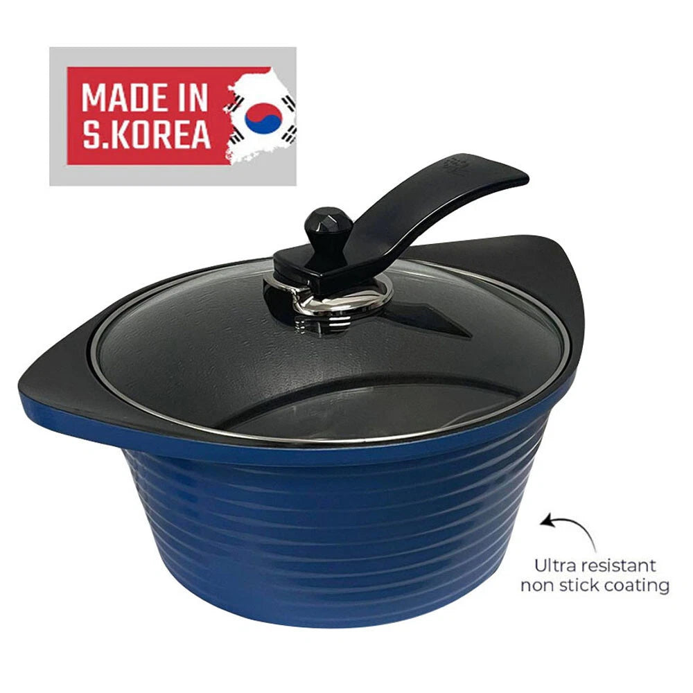 Made In Korea, 4.2l Heavy Gauge 3d Non-stick Ceramic Sauce Pot