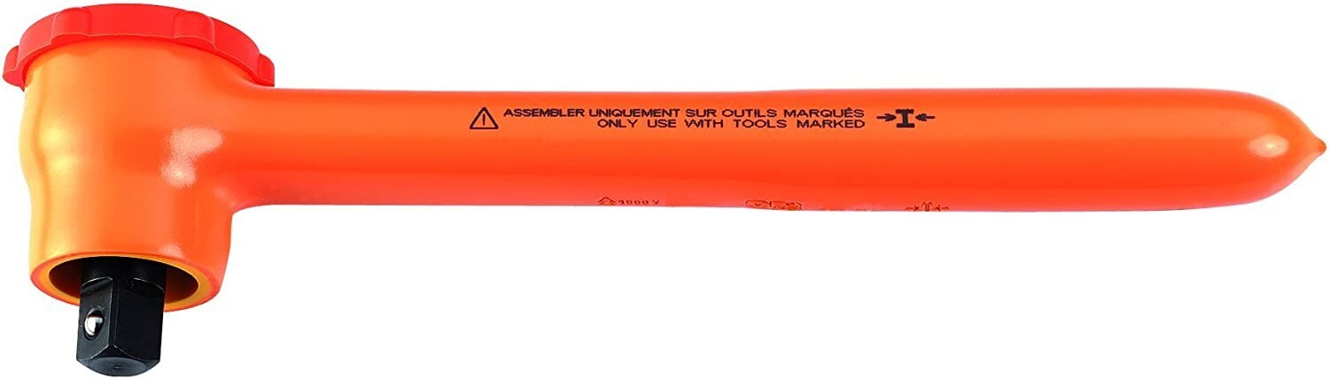FACOM 1000 Volt VDE Insulated Electrician Ratchet 1/2" Drive S.151AVSEOpens in a
