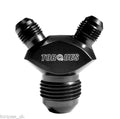 AN-10 (10AN) To 2 x AN-6 (6AN) Billet Aluminium Y Block Adapter