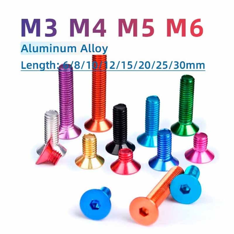 Aluminum Countersunk Bolts Allen Screw