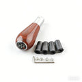 Easy Fit Gear Shift Knob With Woodgrain Top And 4 Adapters For Most