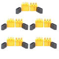 Amass Mr30 Connectors Plugs 5 Male + 5 Female Bullet For Rc Lipo