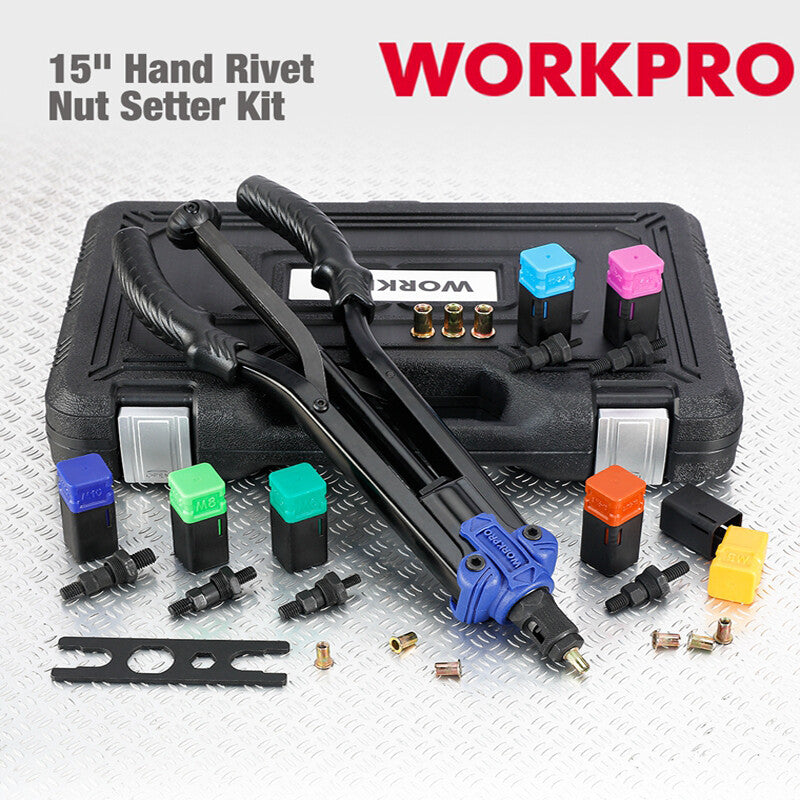 WORKPRO 15" Rivet Nut Tool High Leverage Rivnut Tool Threade