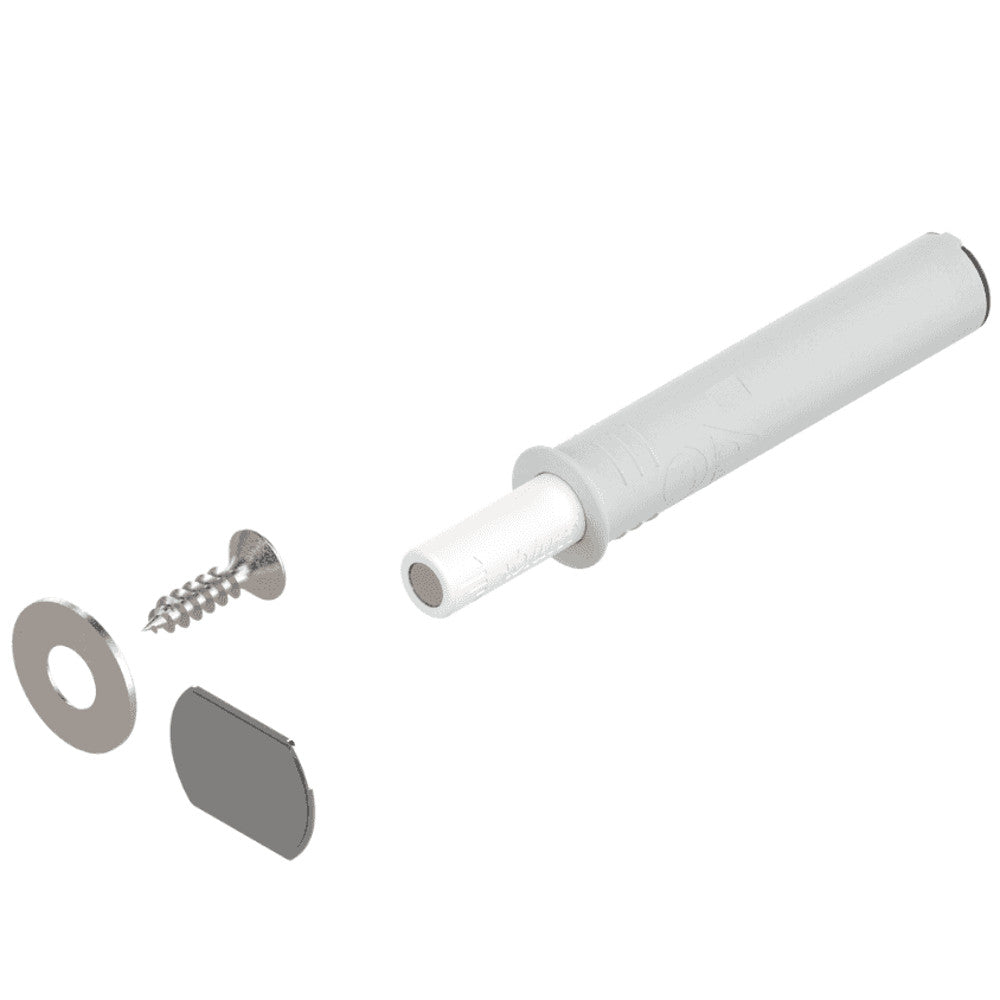 Blum Tip-on Set Magnetic Push to Open Standard Doors White 956.1004whi