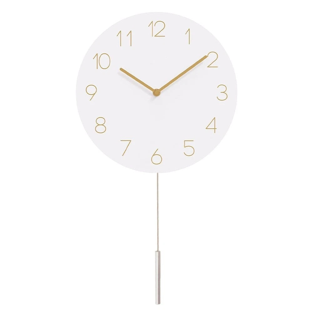 European Style Metal Pendulum 270mm Silver Cylinder Bucket For Clock