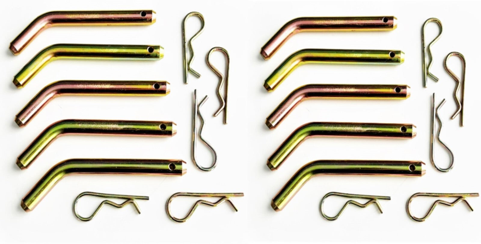 20 CLASS V 5/8" BENT TRAILER RECEIVER HITCH PINS 4-1/2" LONG COUPLER R PIN BP58L