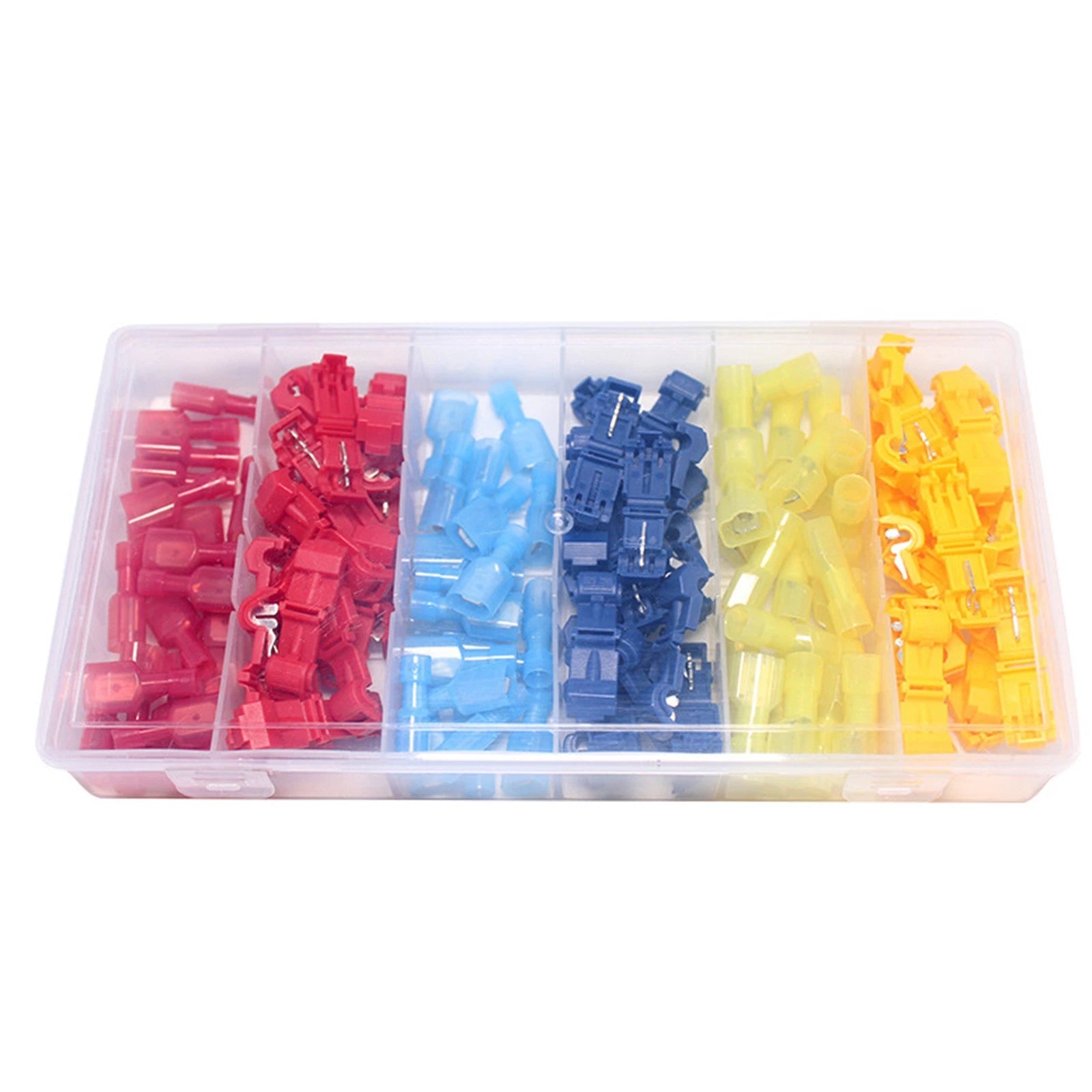 120pack Quick Splice T-tap Wire Terminals Spade Connectors Set