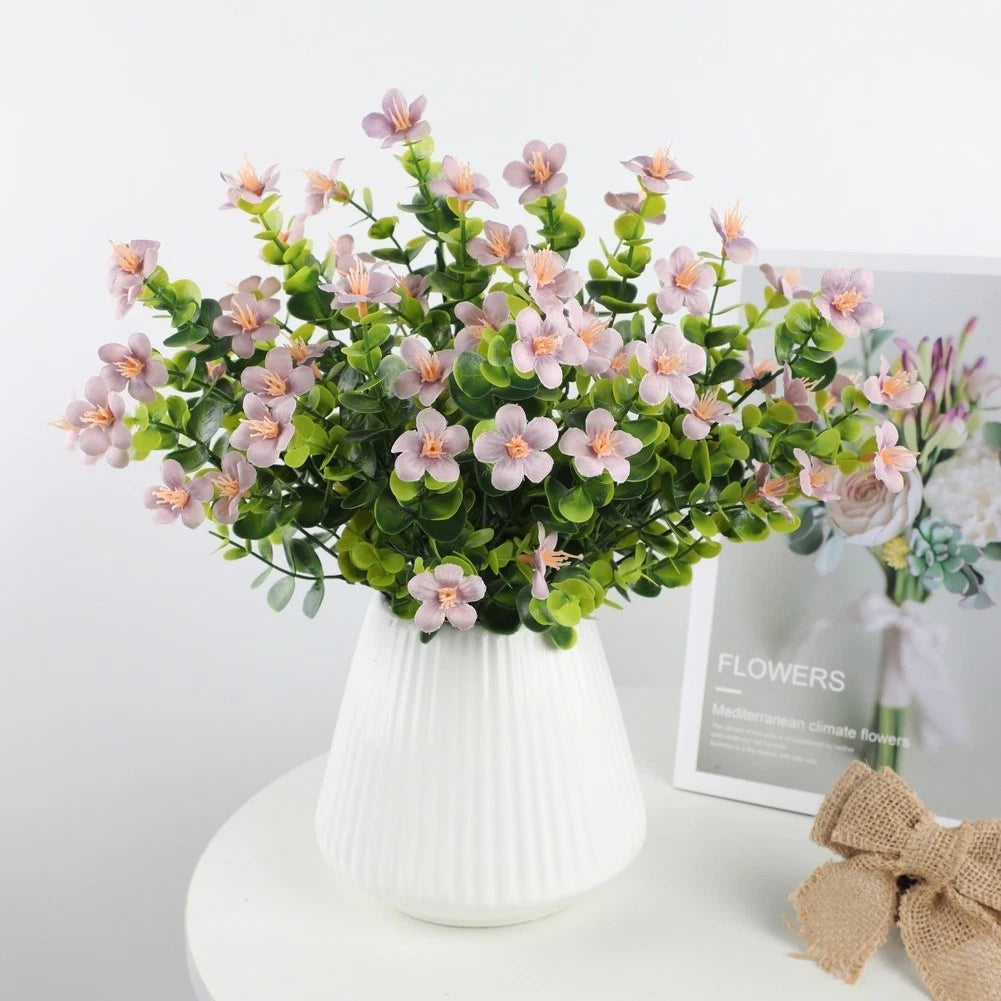 Lifelike Plastic Eucalyptus Foliage For Table Centerpieces Wedding