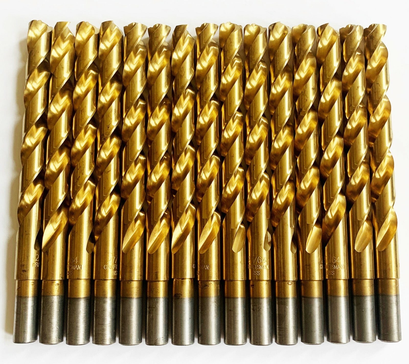 Craftsman Titanium 27/64" High Speed Steel Drill Bits by Craftsman