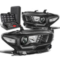 For 2016-2020 Toyota Tacoma Pair Black/clear Signal | Built Supply Co
