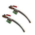 XFITTING 1/2" Push Fit Valve Hose 2 Pack