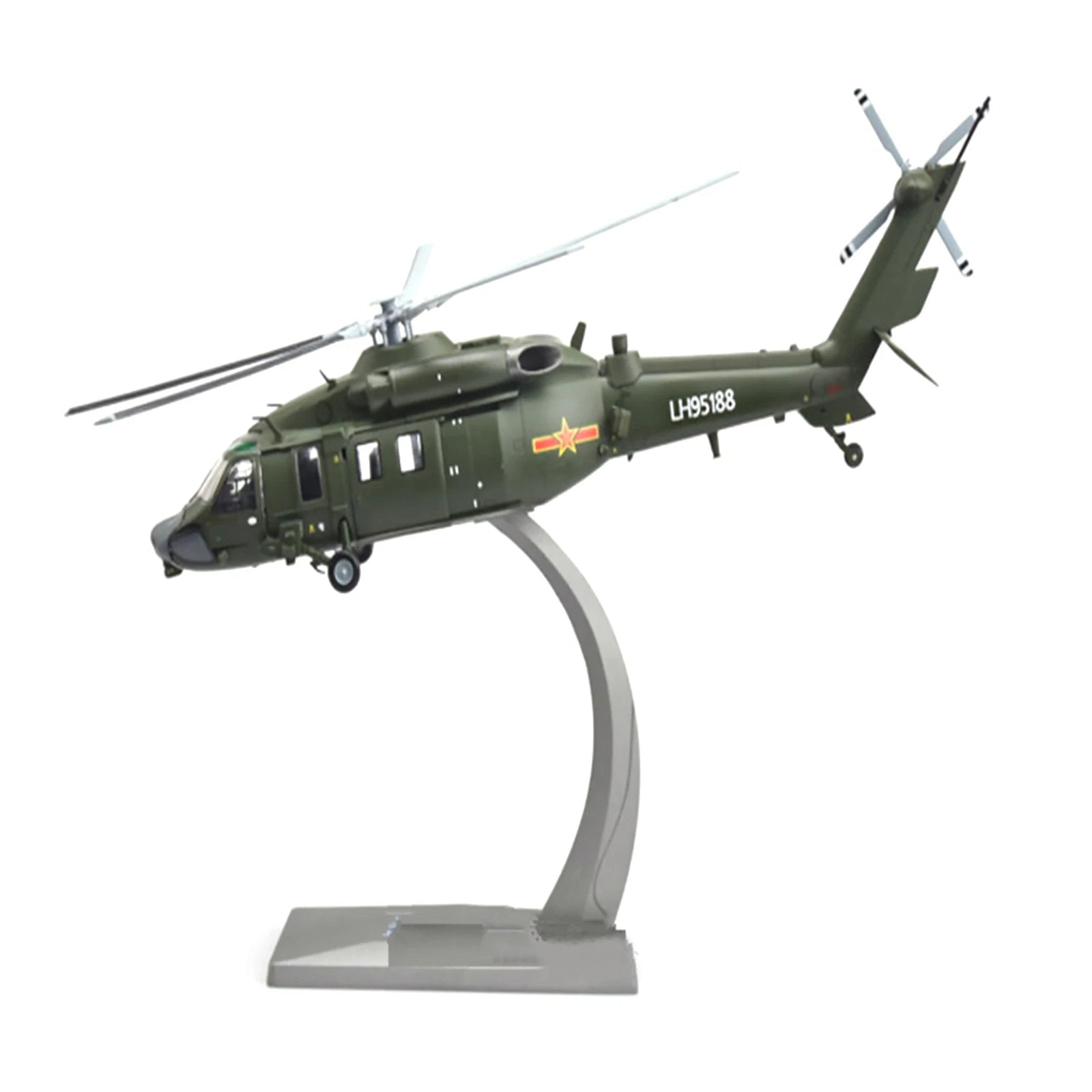 1/72 Armed Straight 20 Helicopter Model Z-20 Alloy Simulation