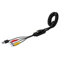 Hdmi Male To 3rca Av Converter Adapter Cable Usb Power Supply For Ps4