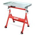 Red 400 Lbs Zinc Plated Carbon Steel Workbench | Built Supply Co