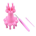 Plastic Wool Rope Knit Knitting Doll Dolly Craft Spool Kit For Loom