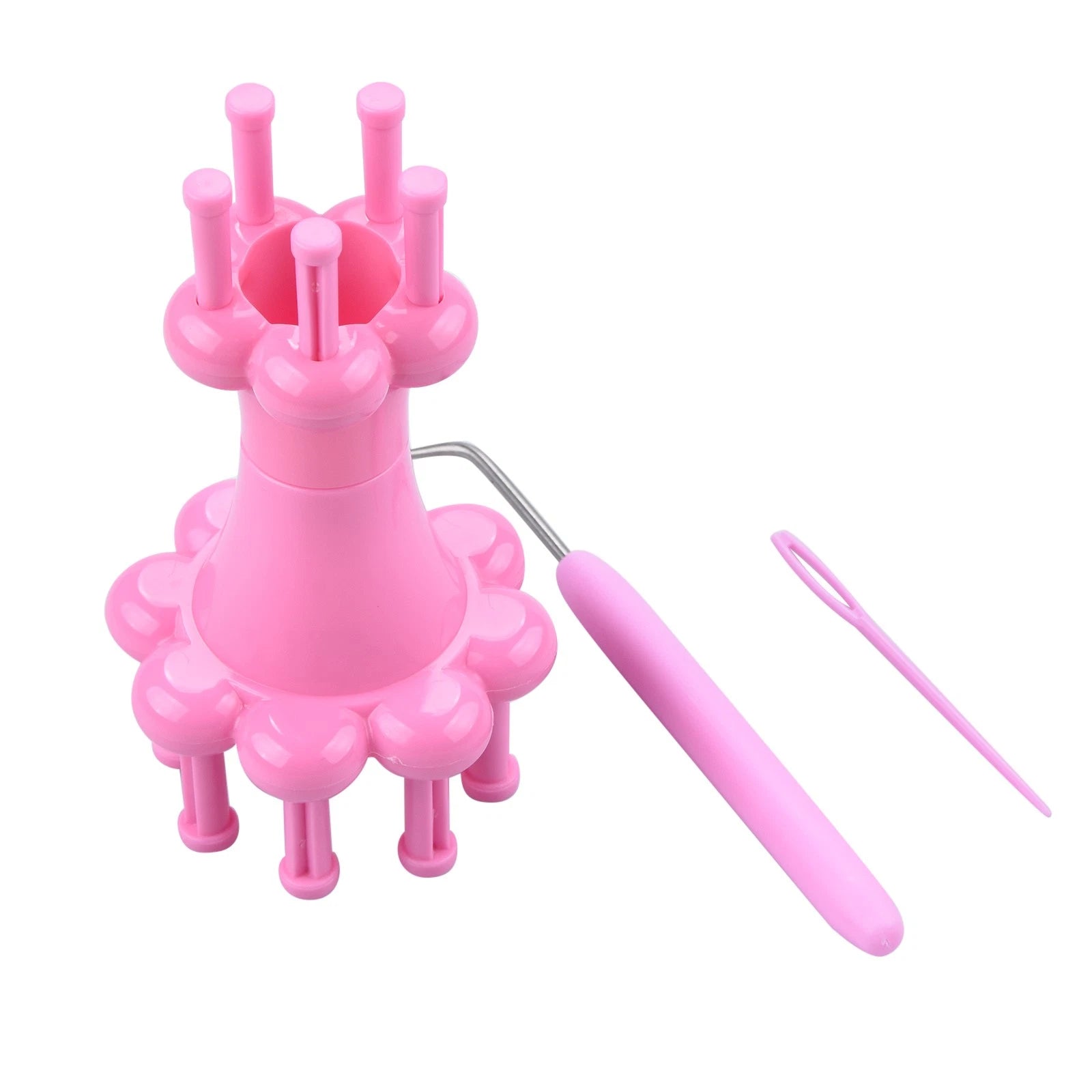 Plastic Wool Rope Knit Knitting Doll Dolly Craft Spool Kit For Loom