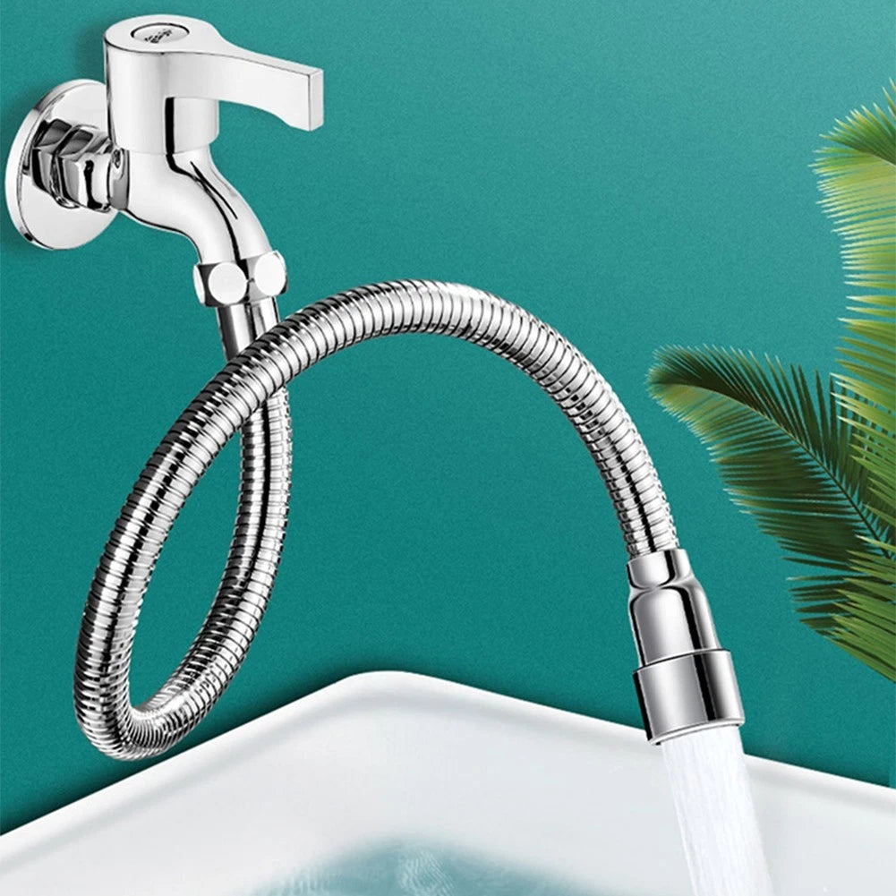Contemporary Design Kitchen Faucet Extender Stainless Steel Bendable
