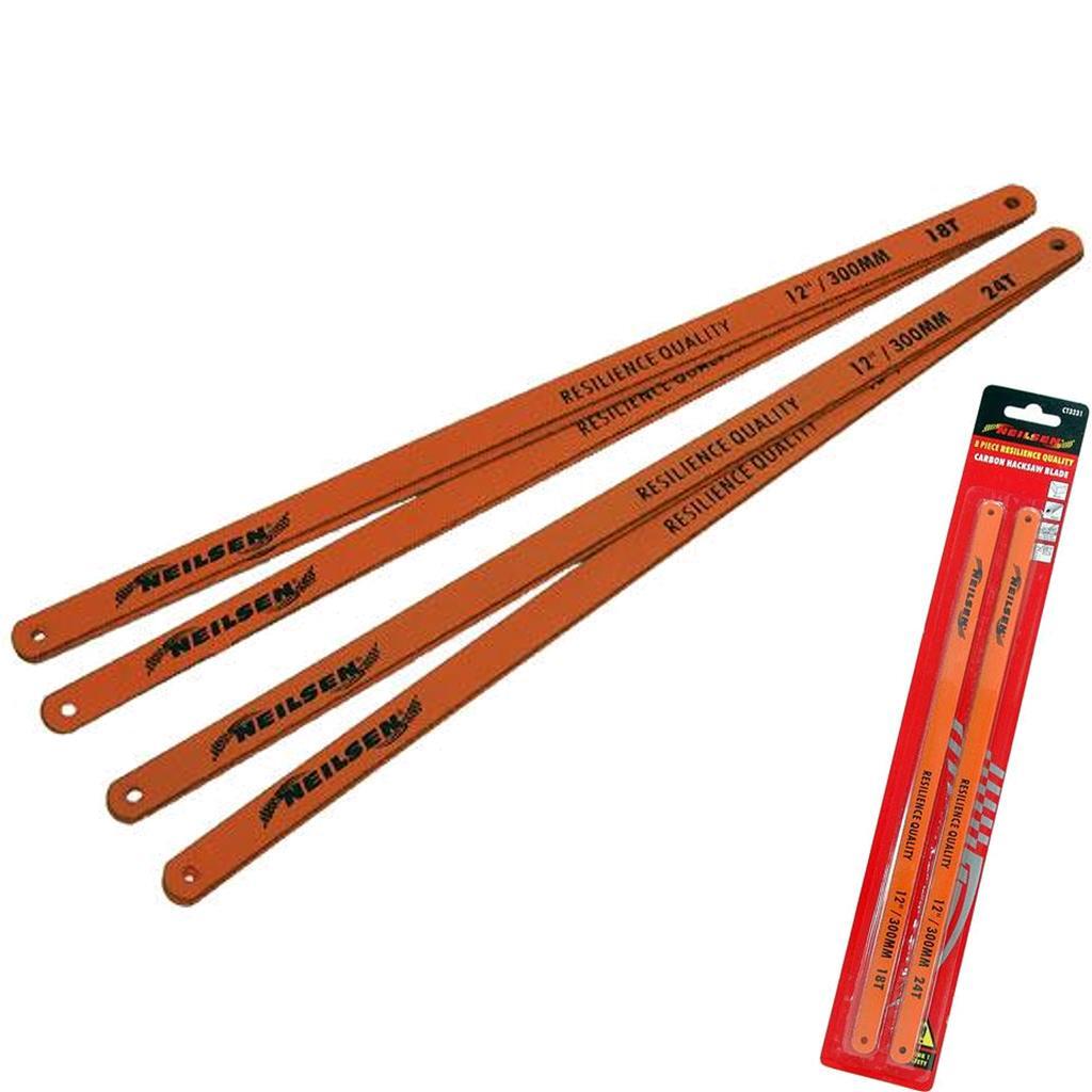 Neilsen 8pc Resilience Hacksaw Blade Set