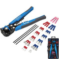 BlueSpot 231pc Auto Wire Stripper Cutter Terminal Crimper Accessory Plier Set by BlueSpot