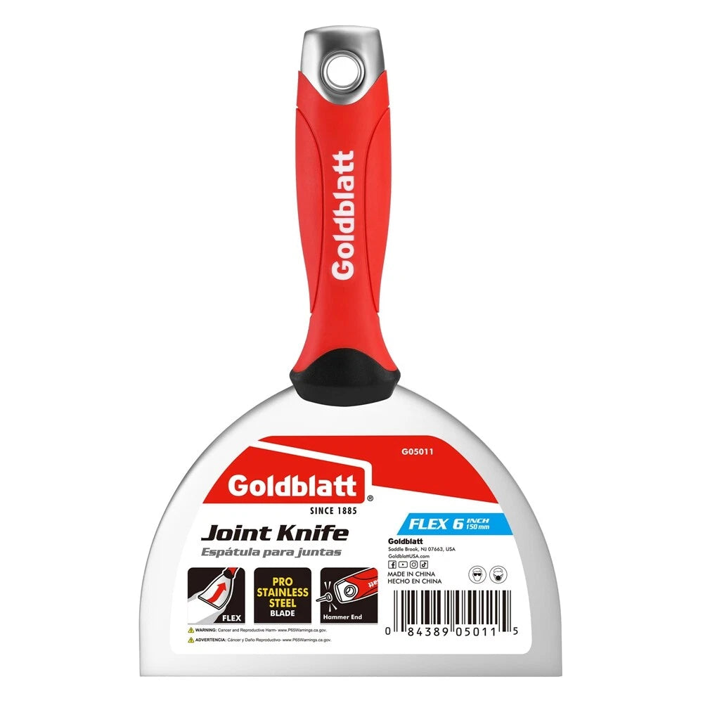 Goldblatt 6" Putty Knife Stainless Steel Scraping Paint Putty Knife