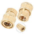 Ball Lock Design Pressure Washer Coupler 2pcs 1/4'' NPT 2pcs NPT ThreadOpens in 