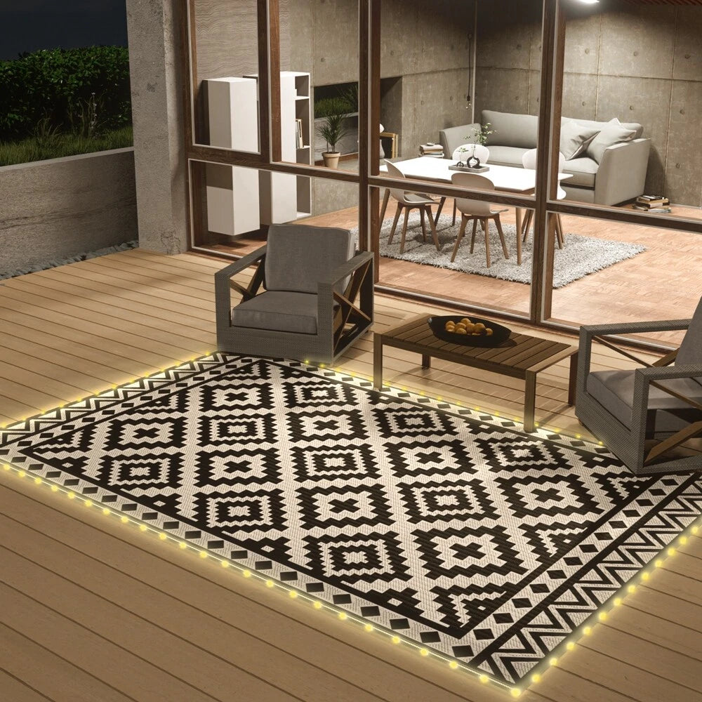Haushof 8ft Outdoor Rug Waterproof Reversible | Built Supply Co