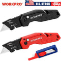 Workpro Folding Utility Knife Quick Change Blade Utility Cutter W/