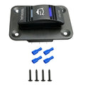 New Waterproof 4-pin 12V/24V Spdt 3-way Bilge Pump Rocker Switch Car