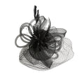 Retro Mesh Headpiece For Women - Handmade Feather For Accent Stage