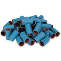 1/2" x 1" Zirconia Spiral Bands, No Lap Sanding Sleeves - 50 Pack