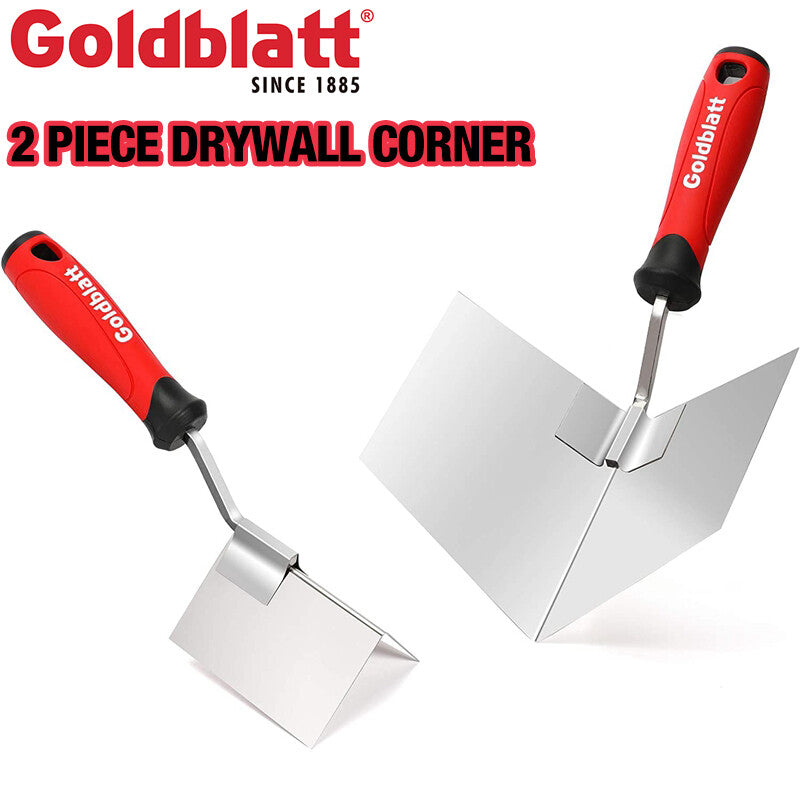 Goldblatt 2PCS Drywall Corner Tool Set 3.5'' Inside Corner 5" Outside
