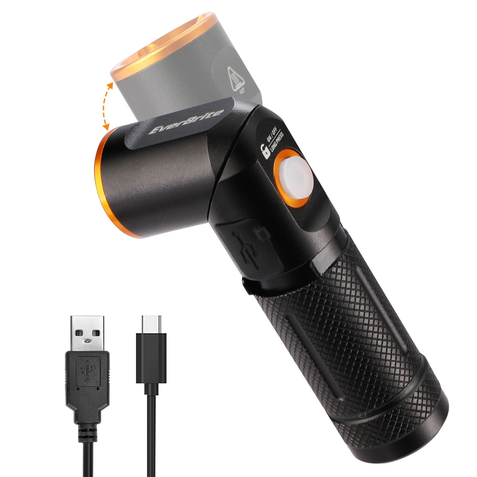 600 Lumens Tactical Flashlight