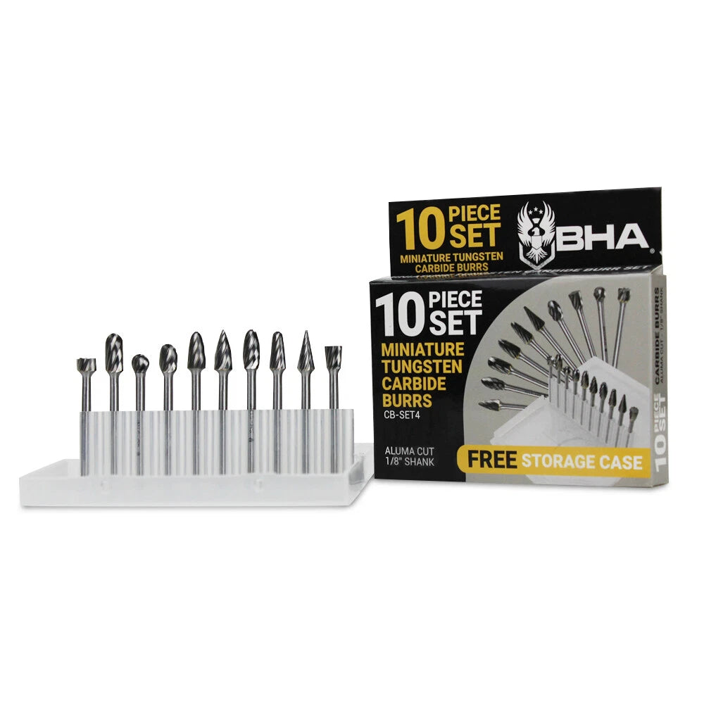 Bha Tungsten Carbide Mini Burr Grinder Bit Set, | Built Supply Co