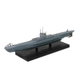 1:350 1939 World War Ii Germany U47 Navy Submarine Model Alloy