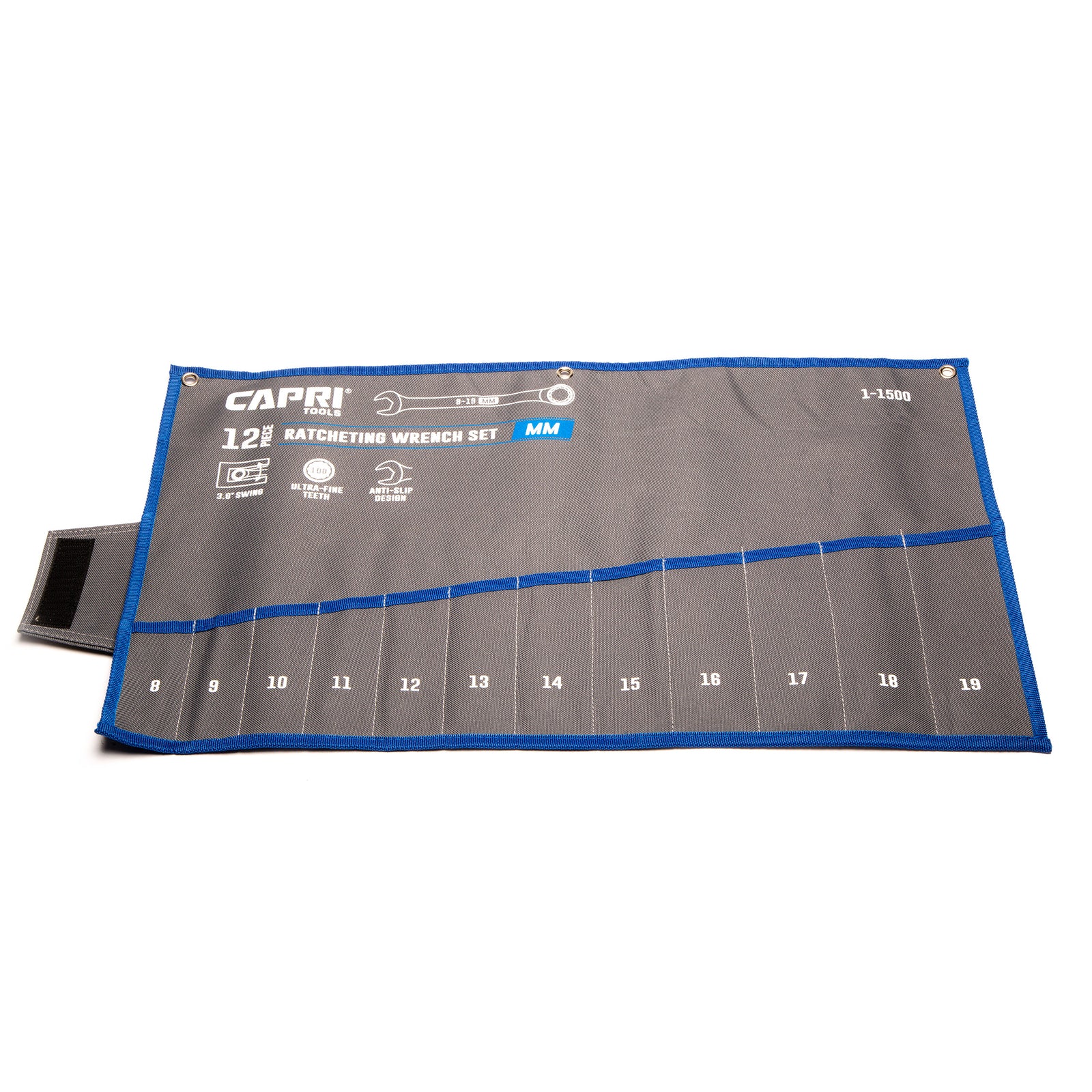 Capri Tools Wrench Roll Up Pouch, Metric, 12 PocketsOpens in a new window or tab
