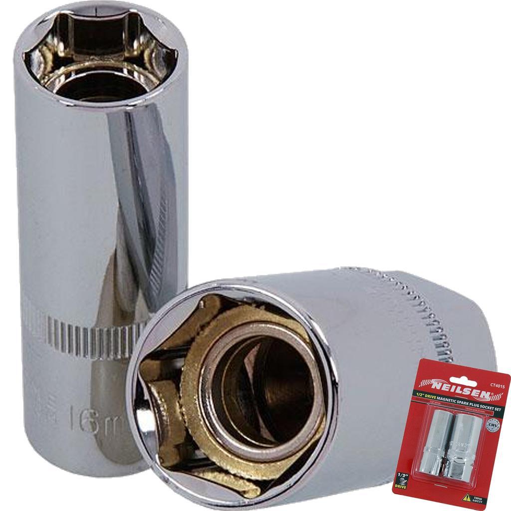 Neilsen Magnetic Spark Plug Socket Set