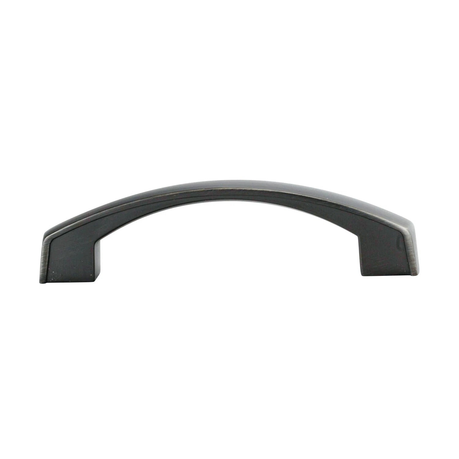 Bow Arch Style 3-3/4" Antique Nickel Kitchen Cabinet Pull Handle