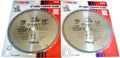 2 Ate Pro 12" Piranha 100t Carbide Circular Table Compound Miter Saw