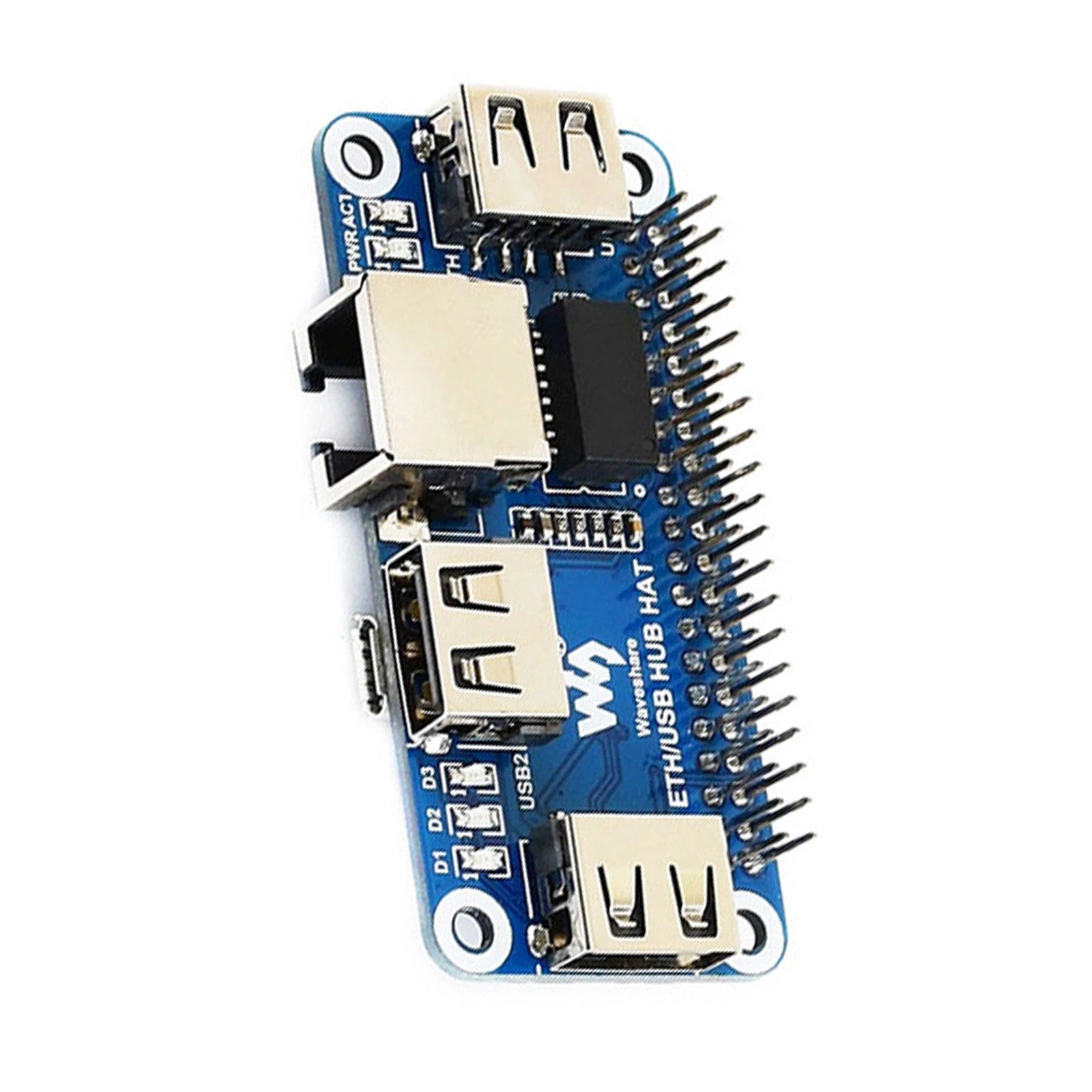 Plug&play Ethernet To Rj45 Hub Board+micro Usb Connecter For