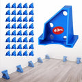 WORKPRO 40-Pack Floor Spacer 2 In 1 Laminate Flooring Spacers w/1/2" &
