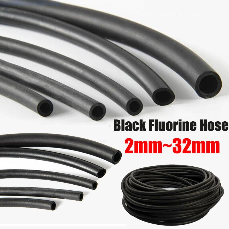 Black Rubber Fuel Hose 2-32mm ID
