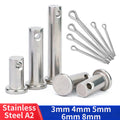 304 Stainless Steel Clevis Pin Rigging Pin 3mm-8mm