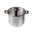 Stainless Steel Stock Pot, 12 Quart Pot With Glass Lid,heat-proof